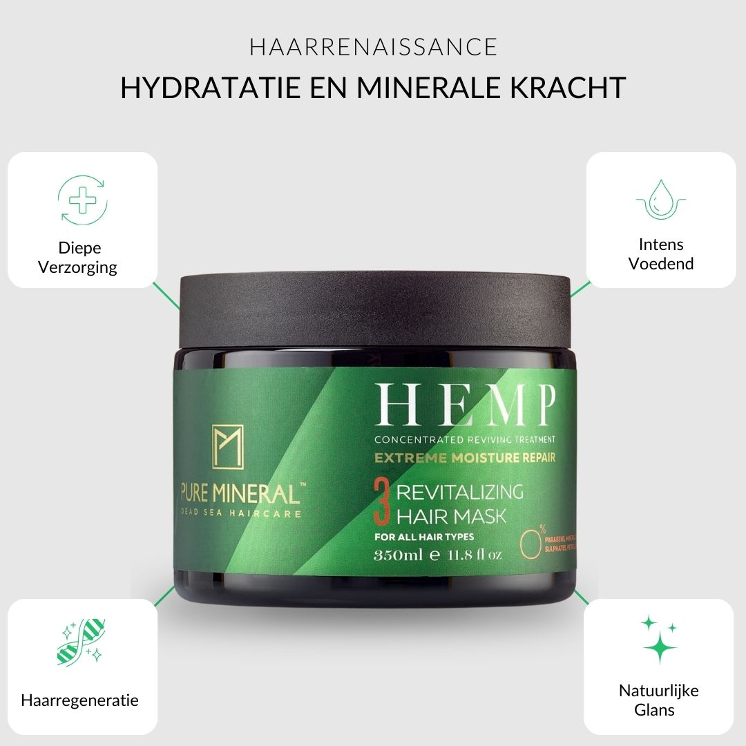 Pure Mineral - Intens Haarmasker Hennep