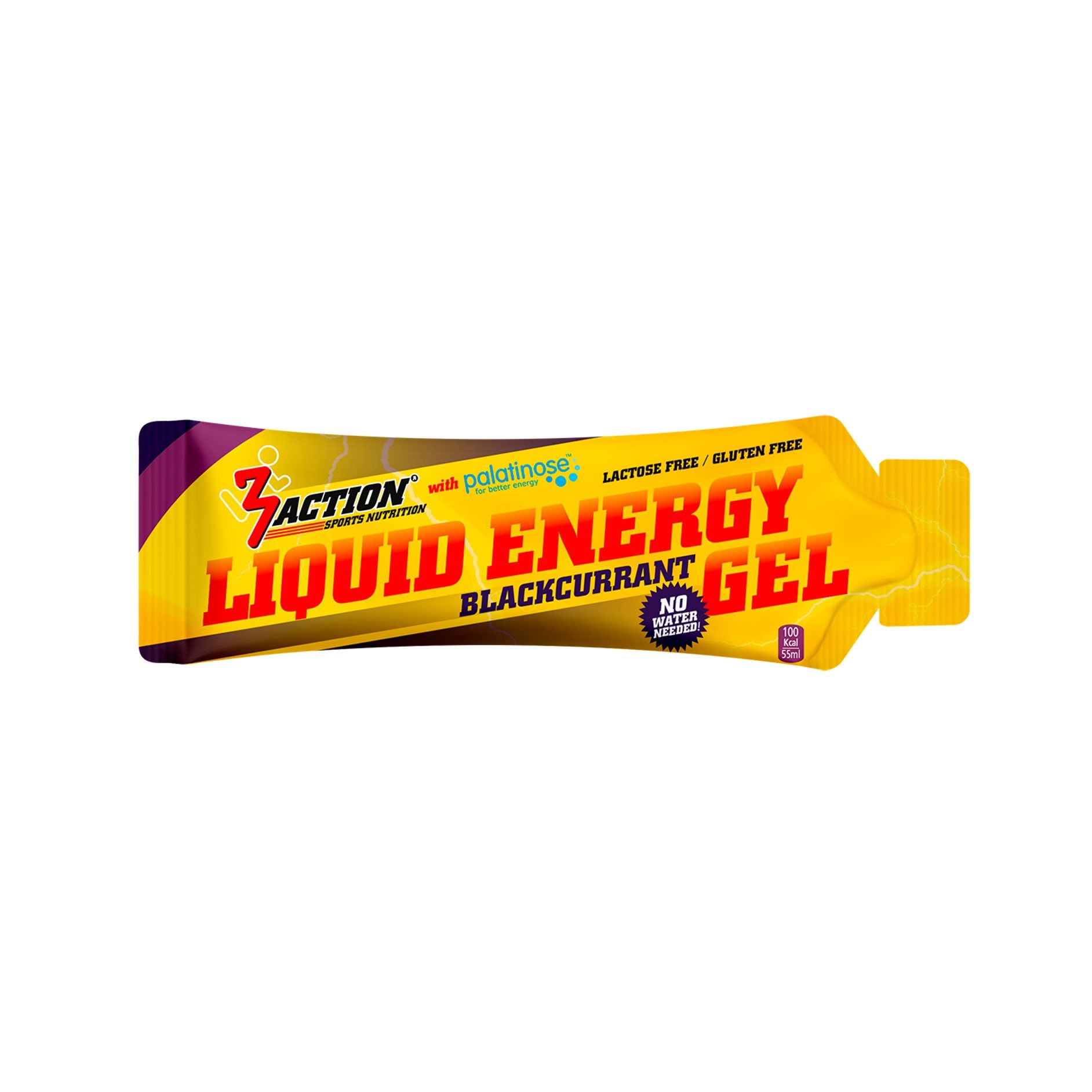 3Action Liquid Energy Gel Blackcurrant - doos 15x55ml