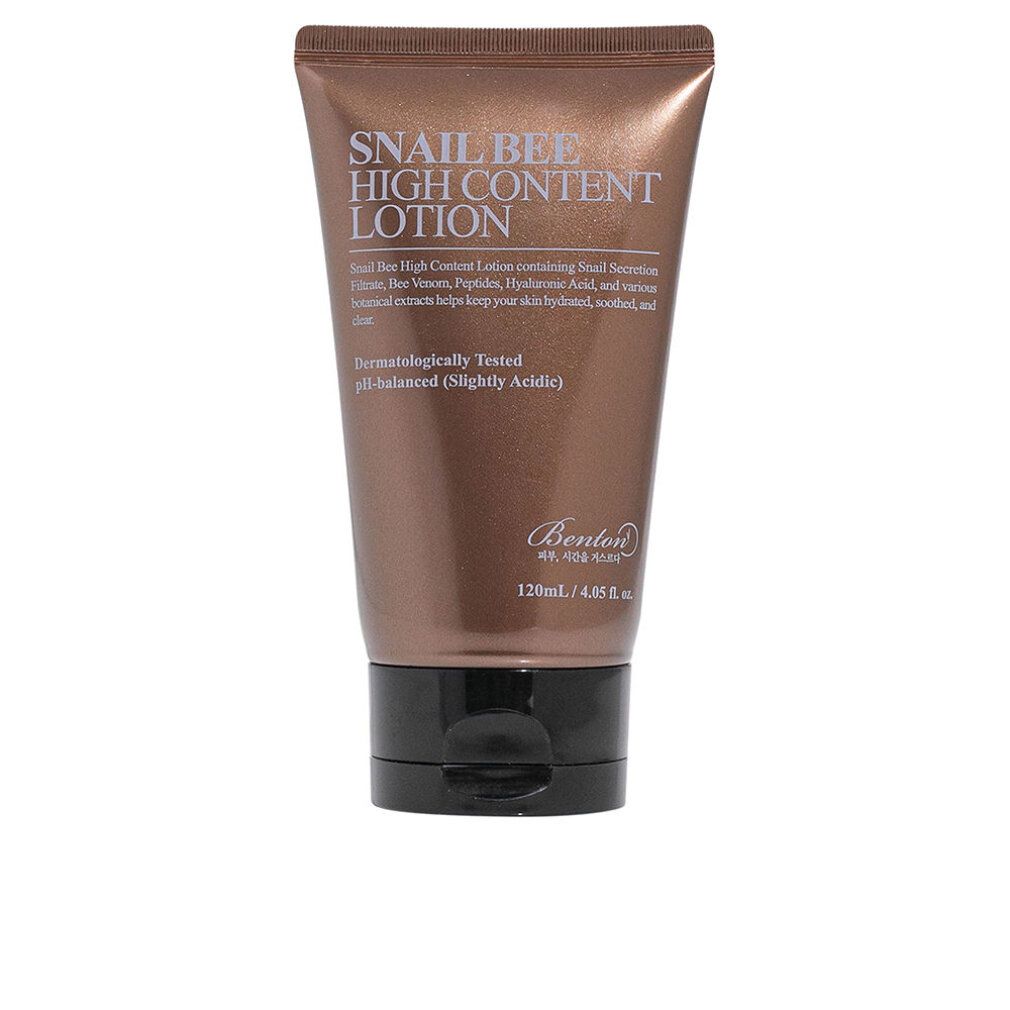 Tube de lotion Benton Snail Bee High Content, 120ml.