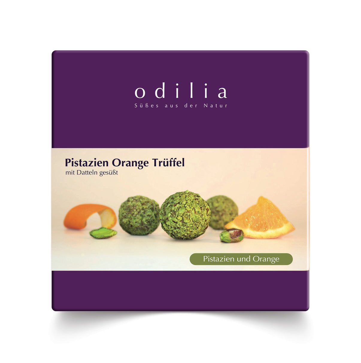 odilia Biologische pistache-sinaasappeltruffels