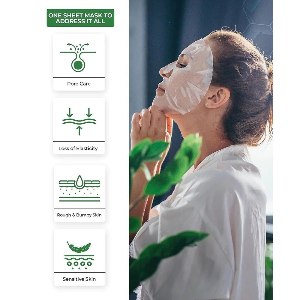 Masque tissu Centellian24 Madeca Lab, raffermissant les pores avec TECA et niacinamide