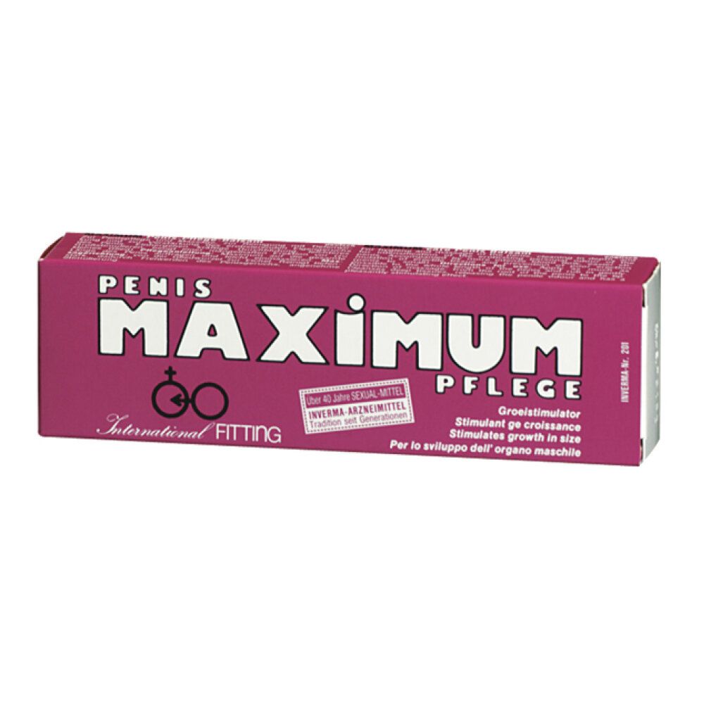Emballage d'Inverma Maximum Penis Pflege, rose.
