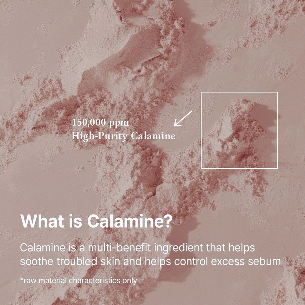 Gros plan de poudre de calamine rose avec une boîte.