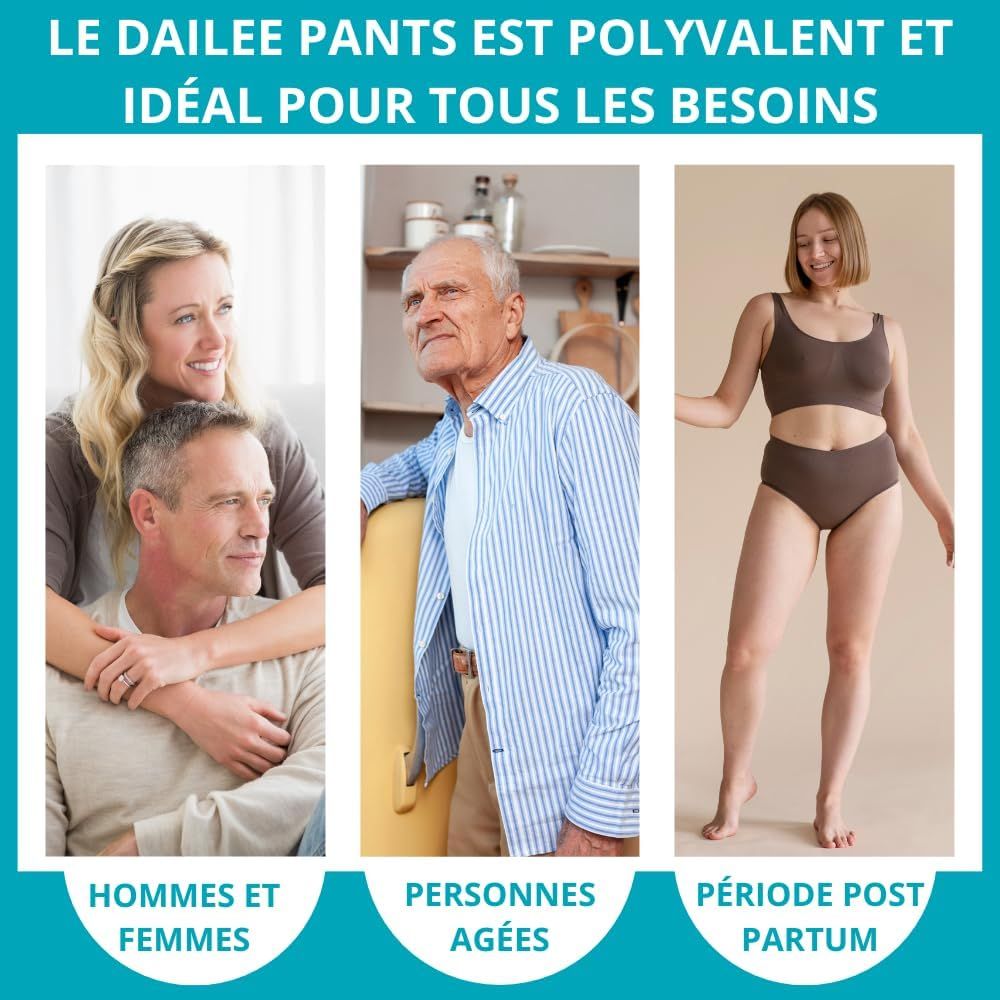 Emballage Dailee Pants, 90 pièces, taille XL.