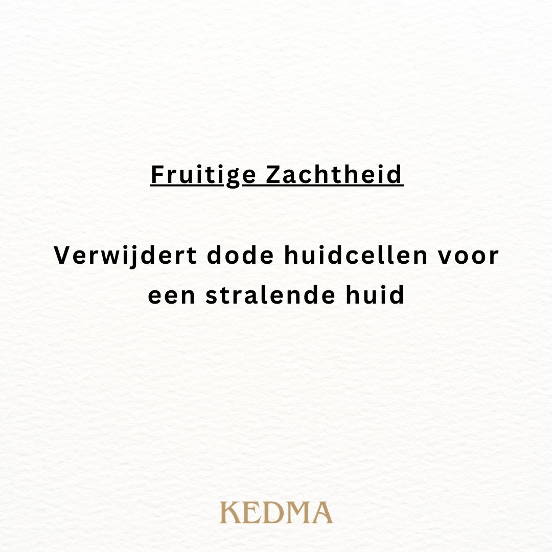 Kedma - Zachte Gezichtspeeling met Vruchtenextracten