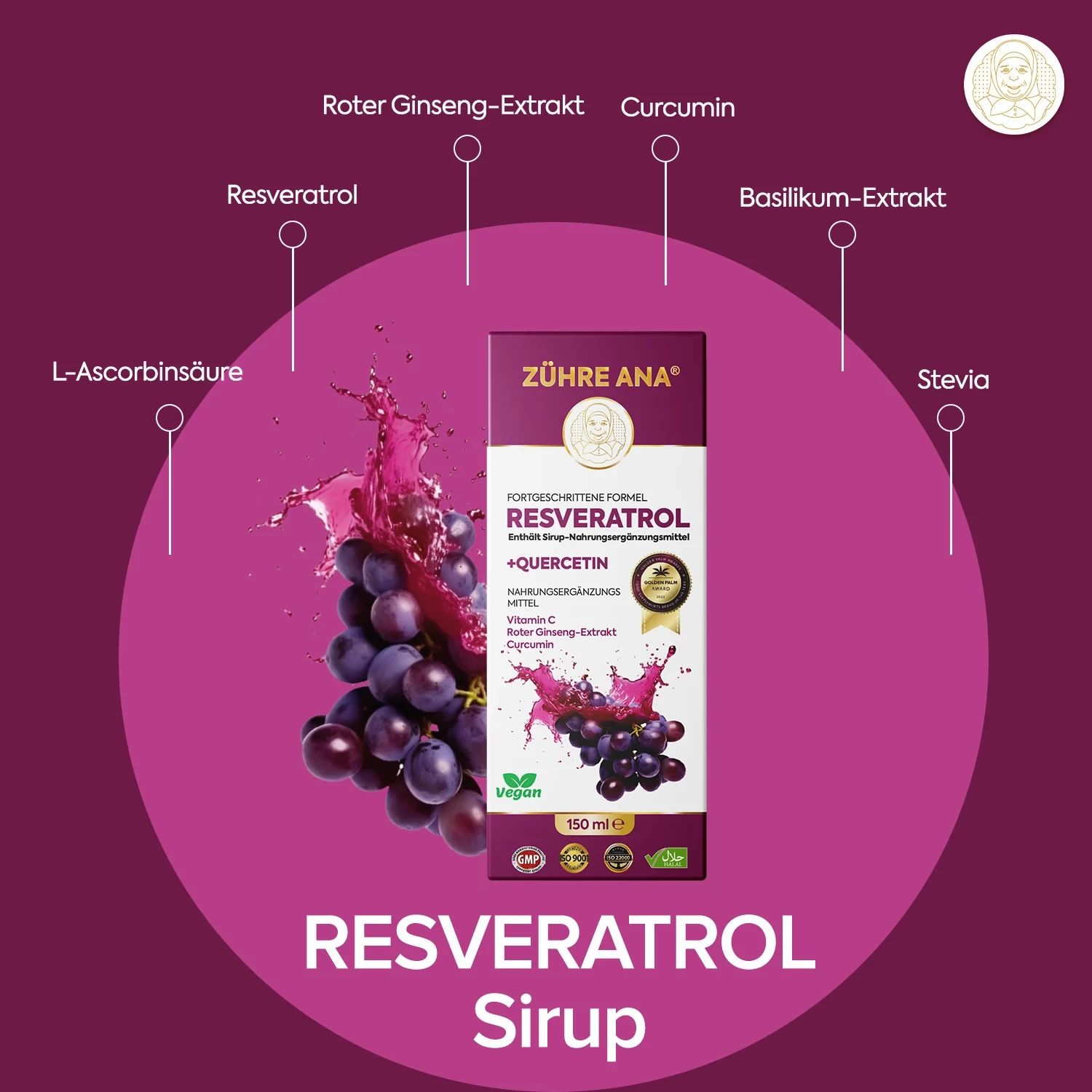 ZÜHRE ANA Resveratrol Siroop