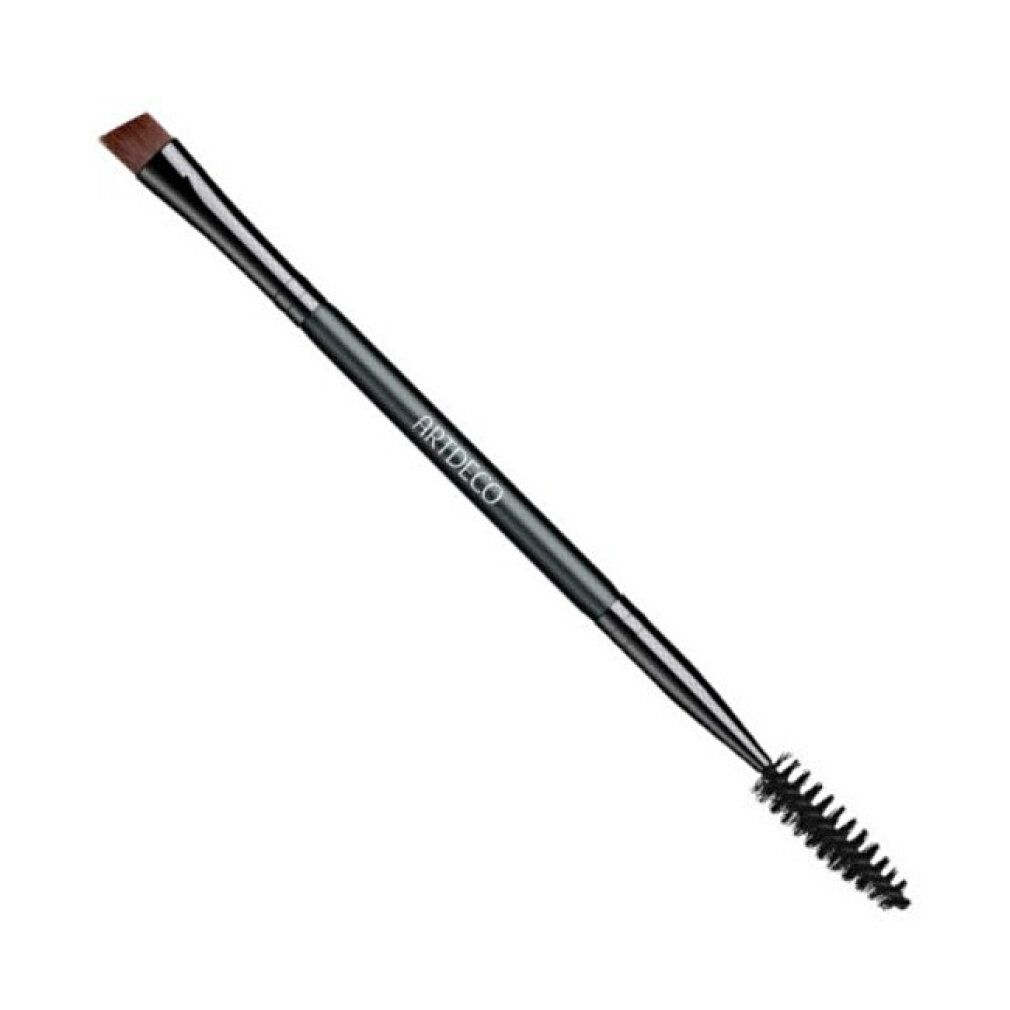 Artdeco 2 en 1 Brow Perfector : Pinceau biseauté et brosse.