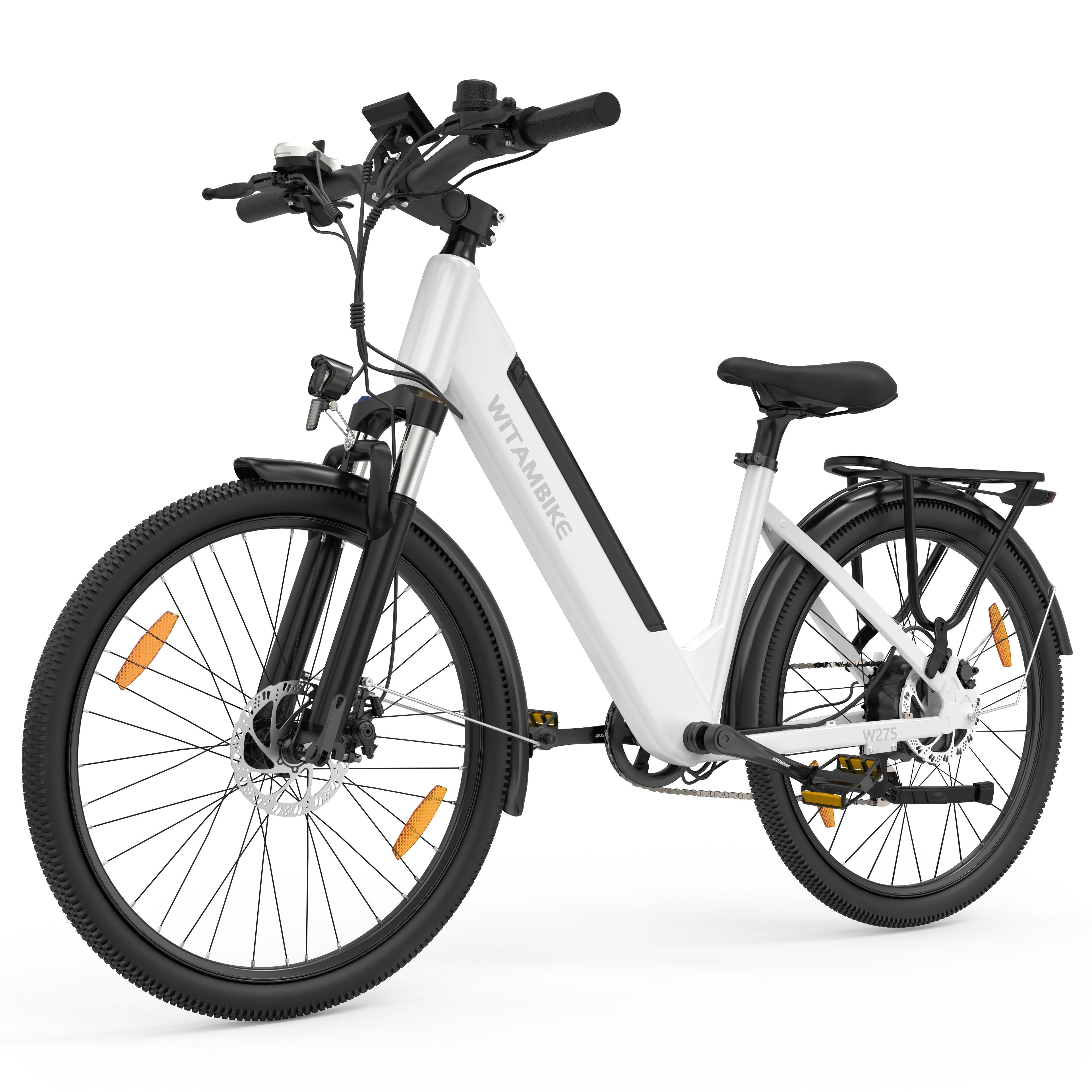 WITAMBIKE W275 Vélo électrique urbain, 36 V 13 Ah, pneus 27,5" x 2,10