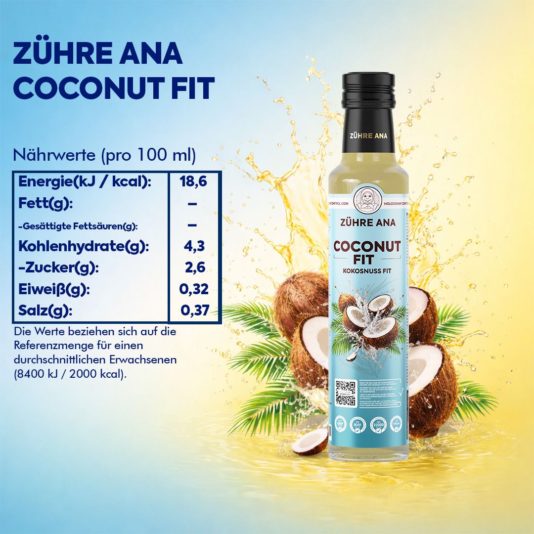 ZÜHRE ANA Sirop Coconut Fit