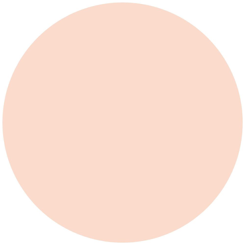 Ronde, lichtroze compactpoeder.