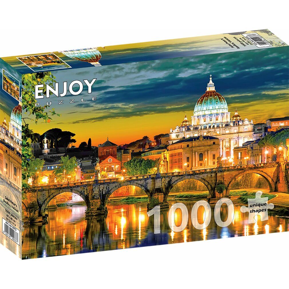 enjoy Puzzel St. Peter's Basiliek, Vaticaanstad 1000 delen