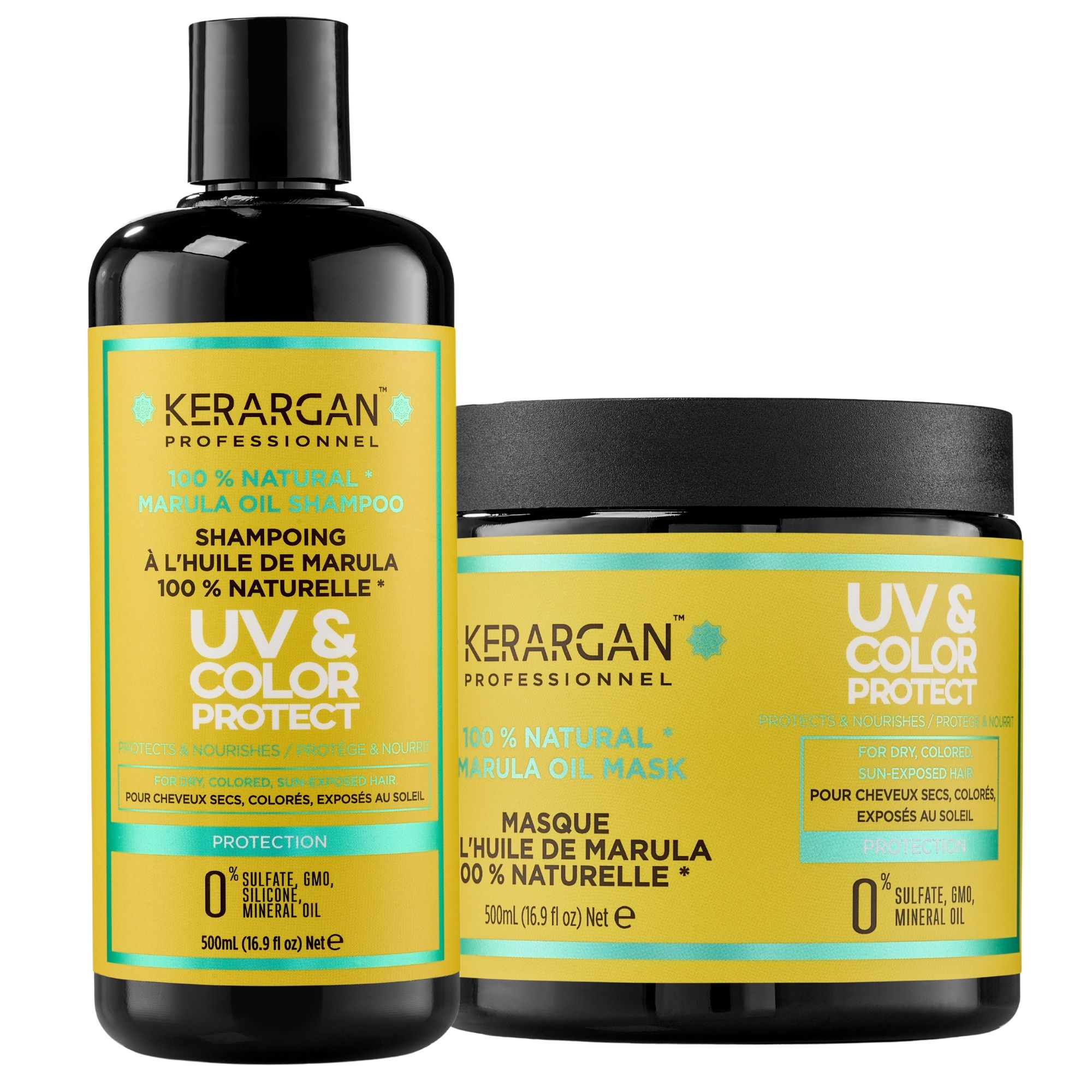 Kerargan - UV-bescherming Shampoo & Masker met Marula