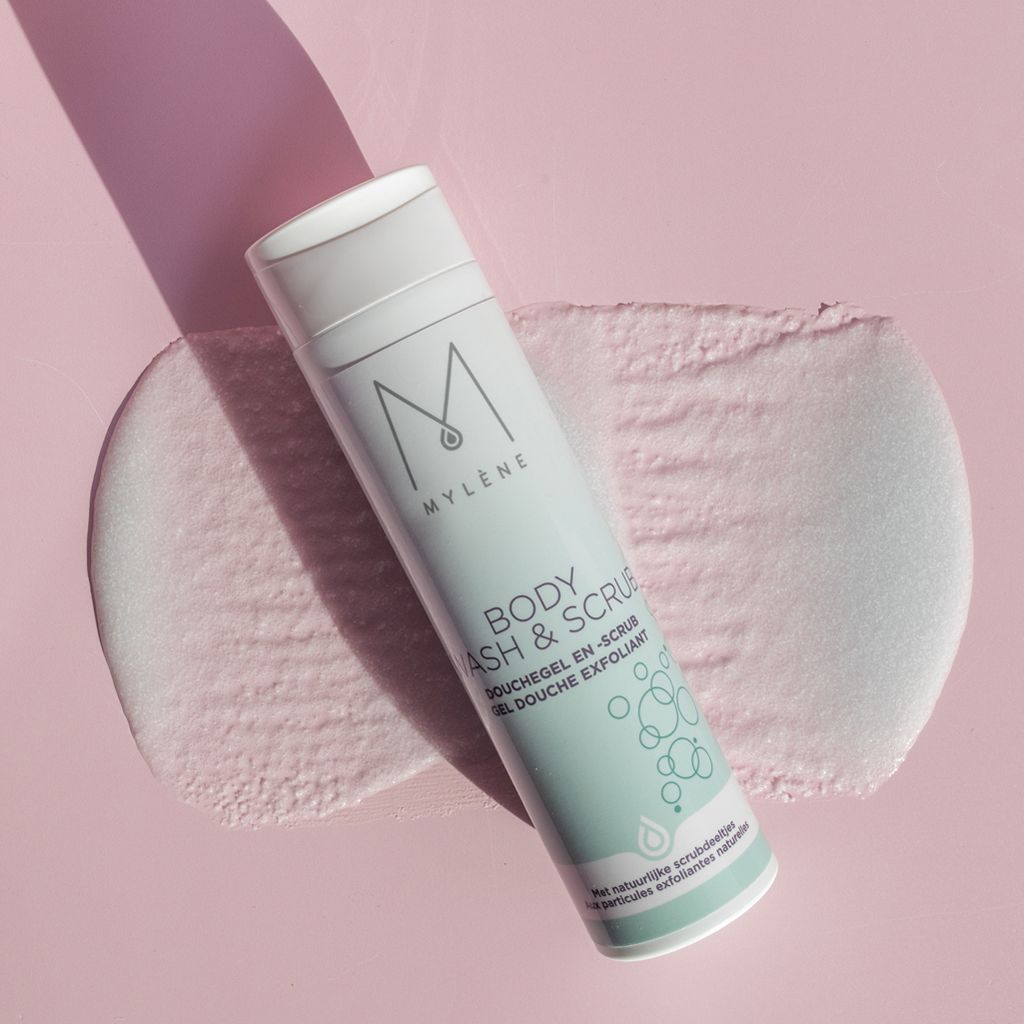 Mylène Body Wash & Scrub | 2-in-1 douchegel en scrub