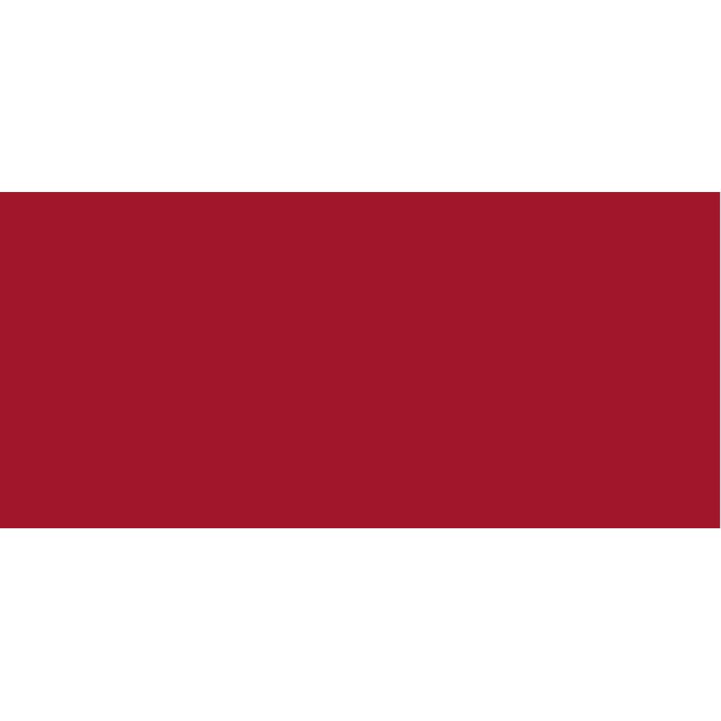 Surface rectangulaire rouge.