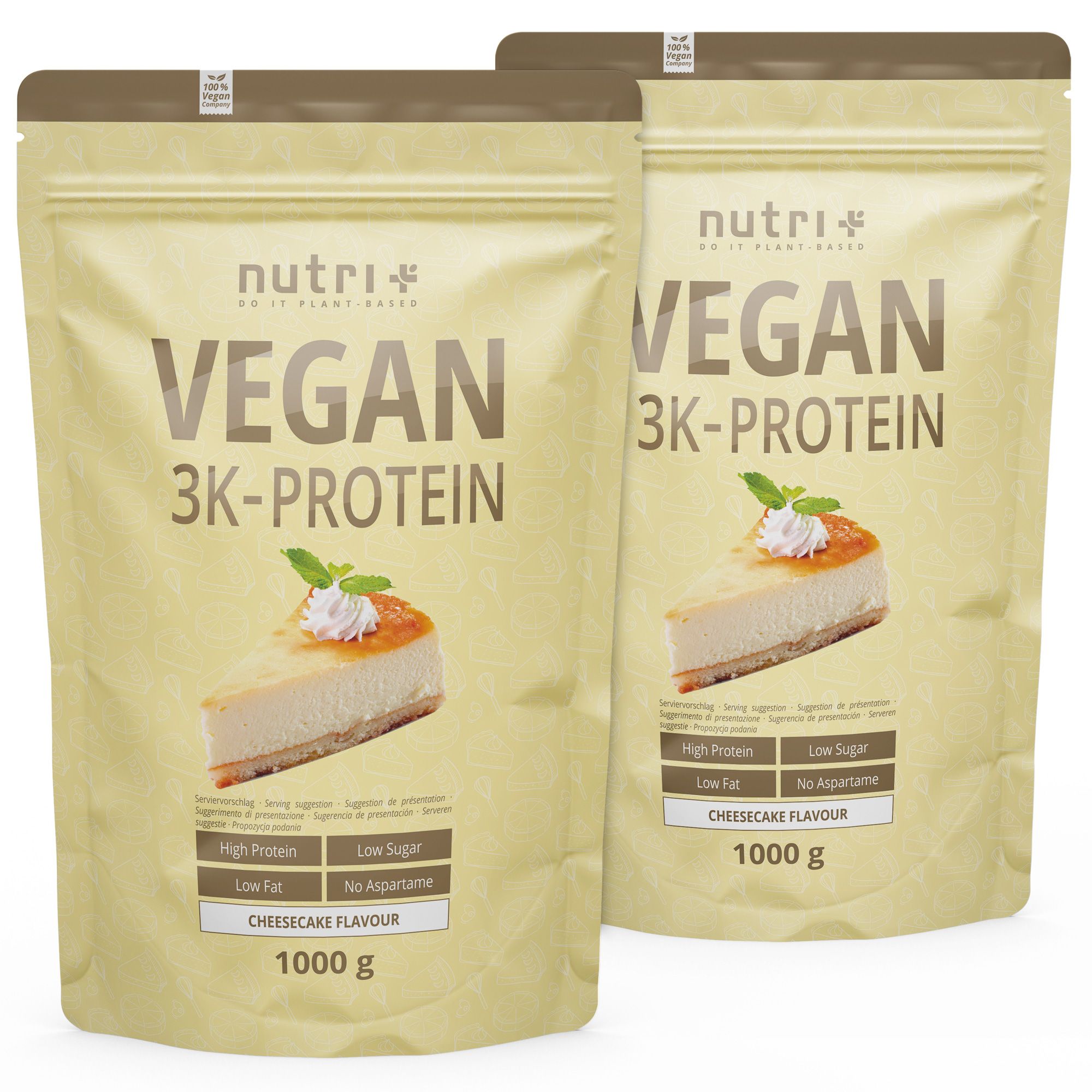 nutri+ Poudre de protéines végétales 3k 2 kg