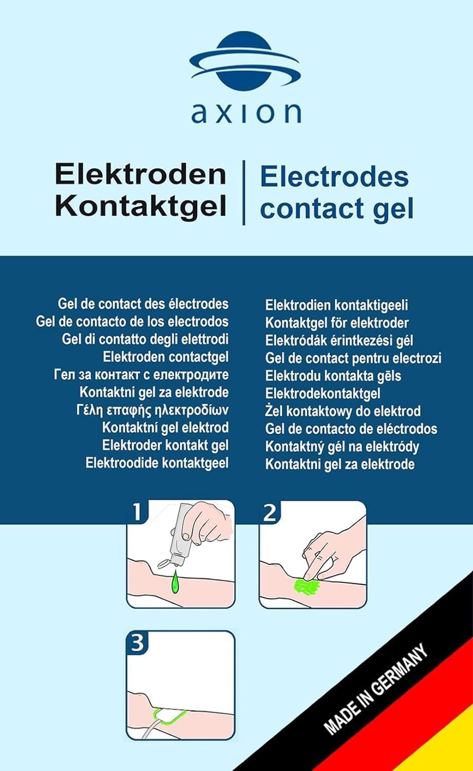 axion® Contactgel voor EKG-, EEG- en TENS EMS-elektroden