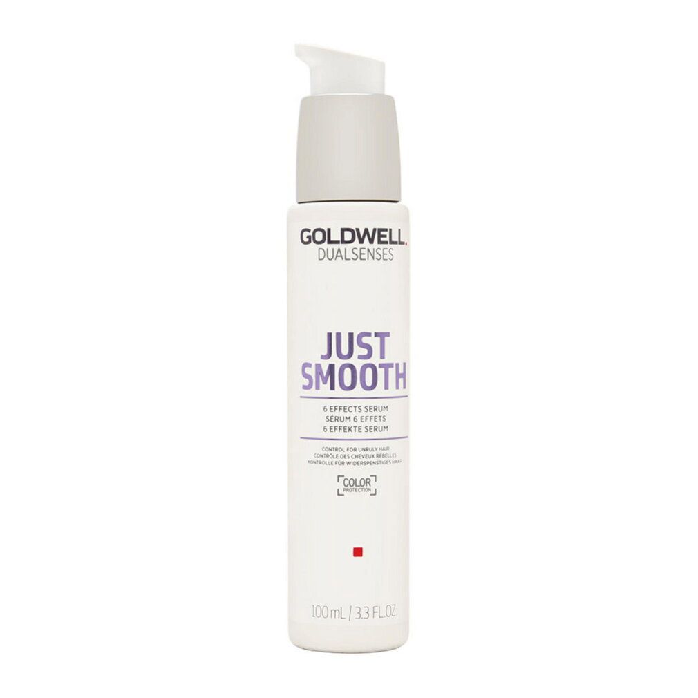 Goldwell Dualsenses Just Smooth 5 Effects Serum in witte fles met pompdispenser, 100ml.