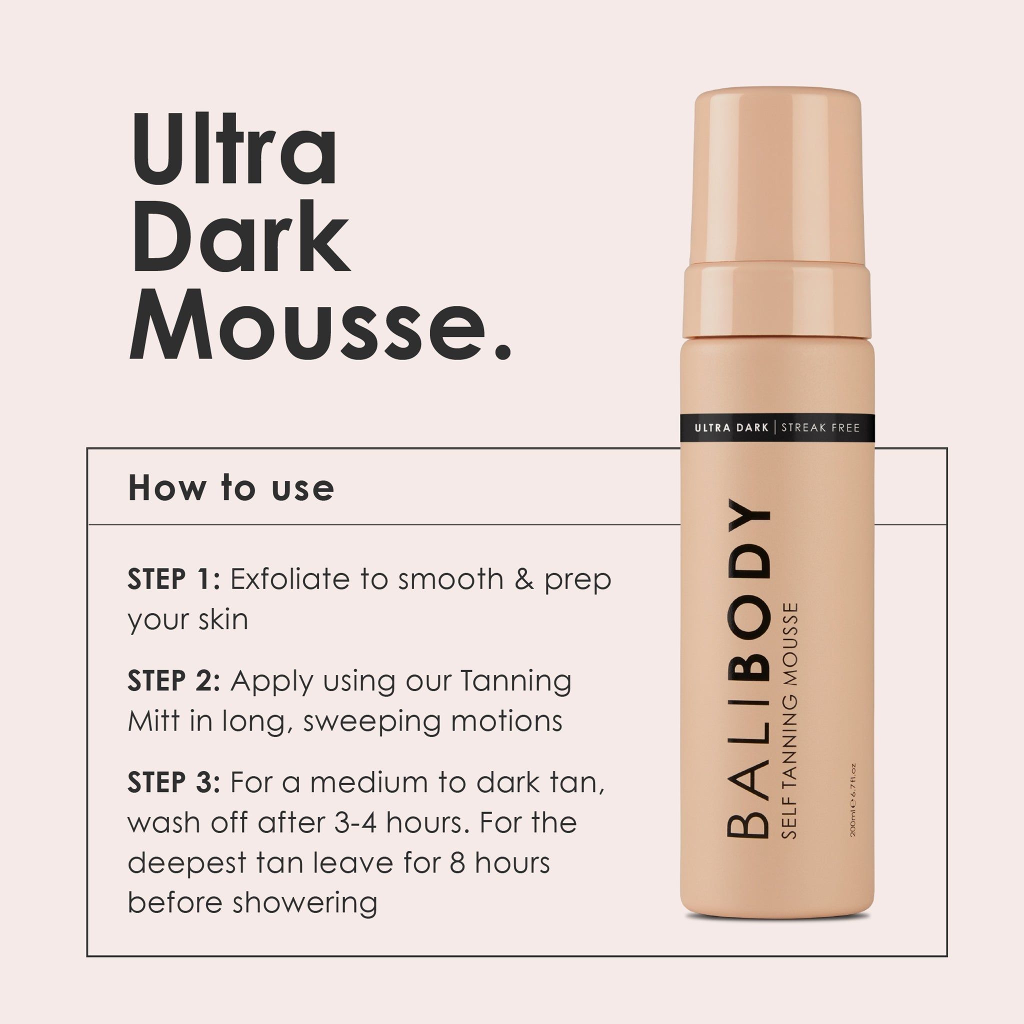 Bali Body Self Tanning Mousse