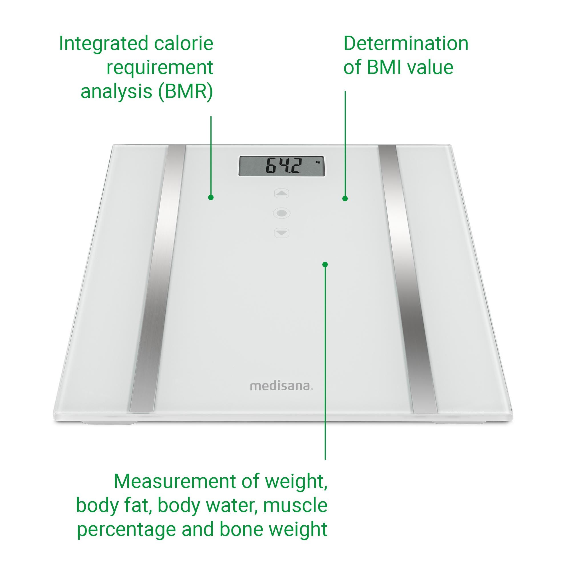 medisana BS 483 connect Balance d'analyse corporelle avec application smartphone