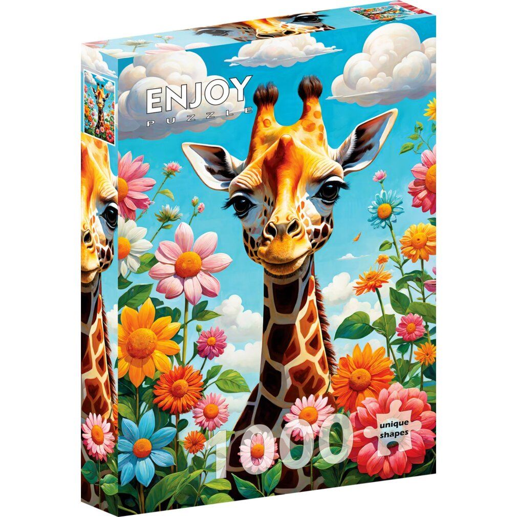 enjoy Puzzle de l'adorable girafe 1000 pièces