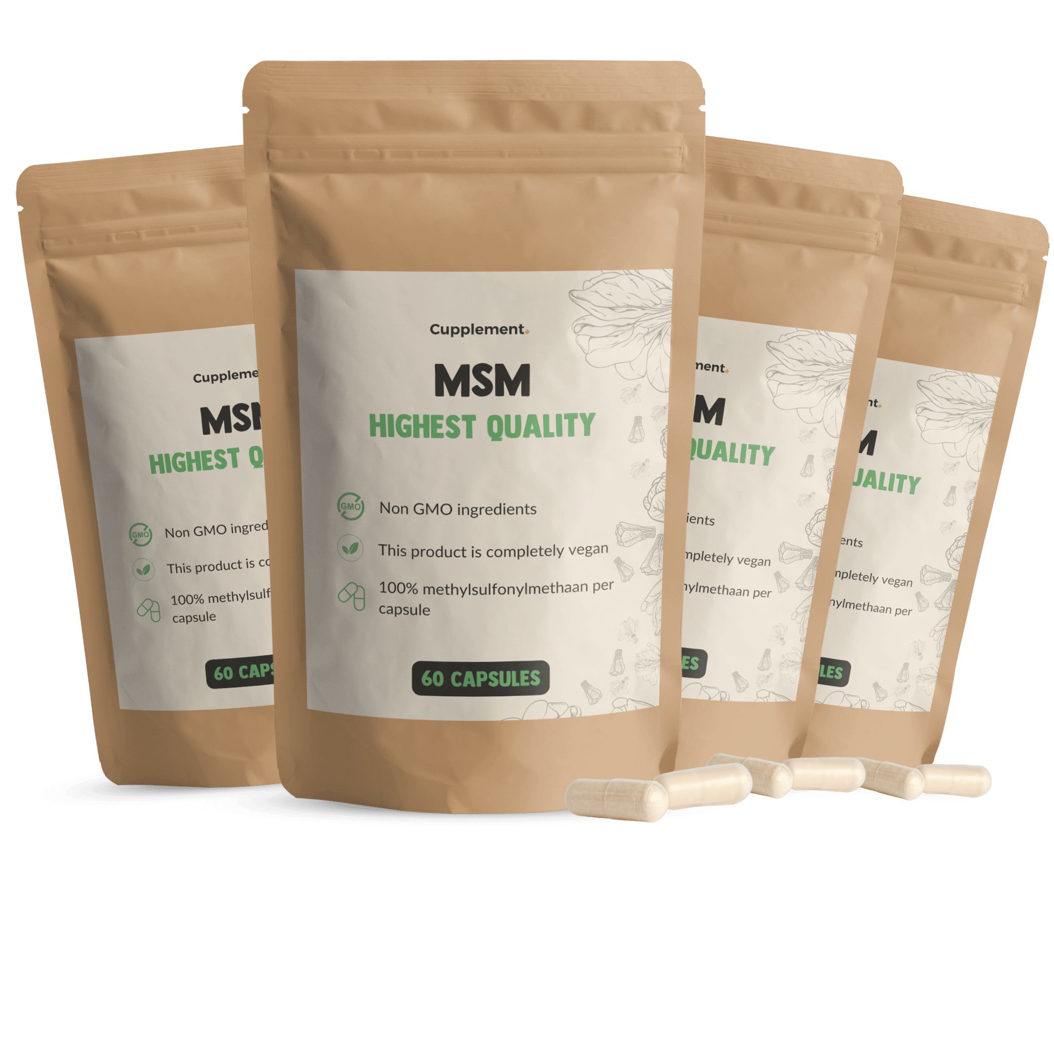 Cupplement - MSM 500 mg