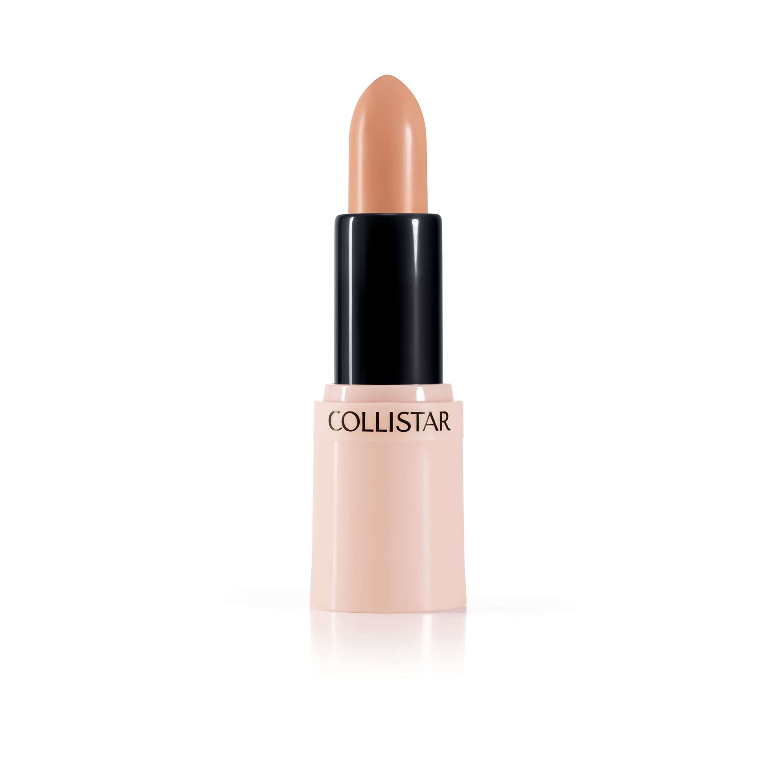 Stick correcteur beige, partie centrale noire, étui rose clair. Inscription: COLLISTAR.