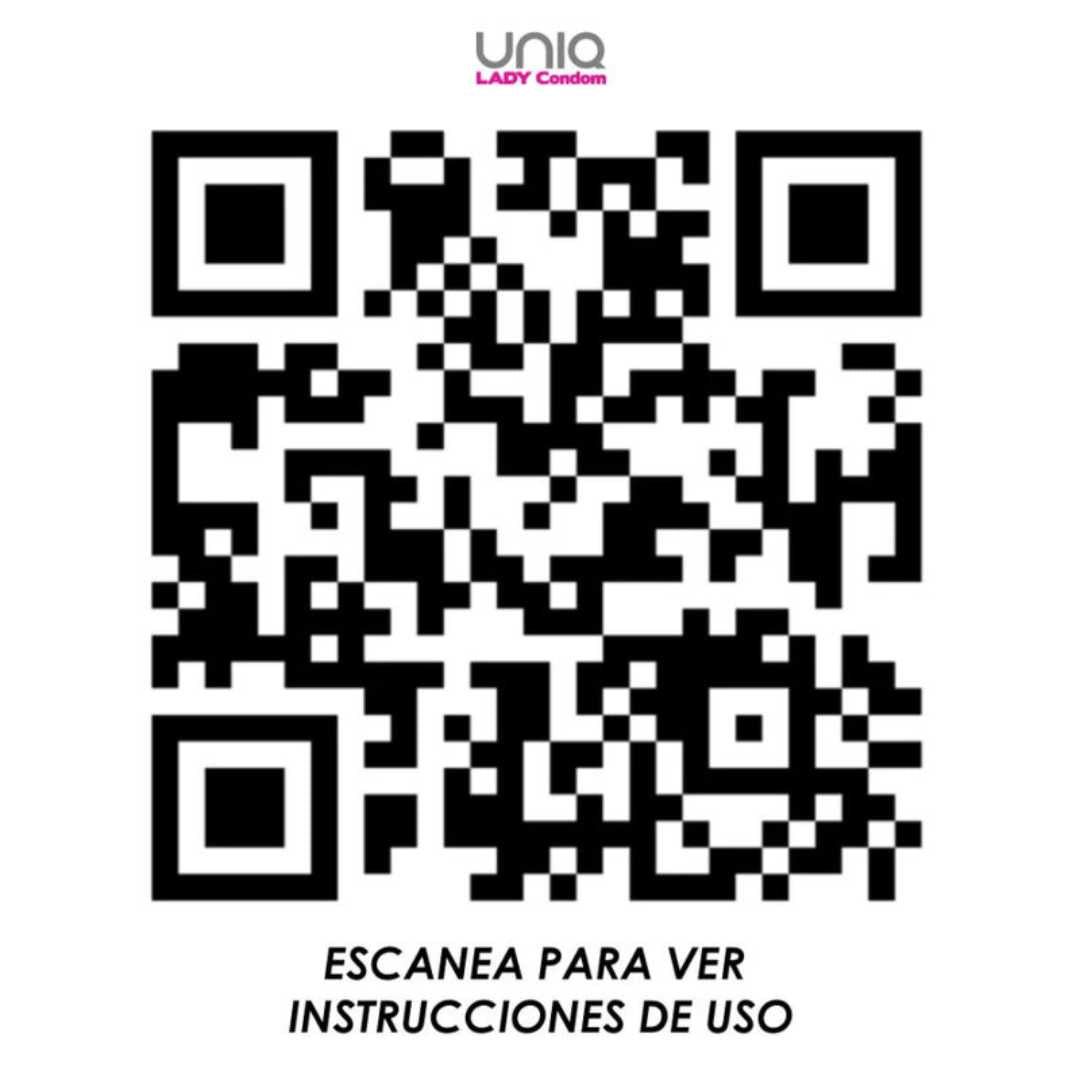 QR code avec texte: 'ESCANEA PARA VER INSTRUCCIONES DE USO'.