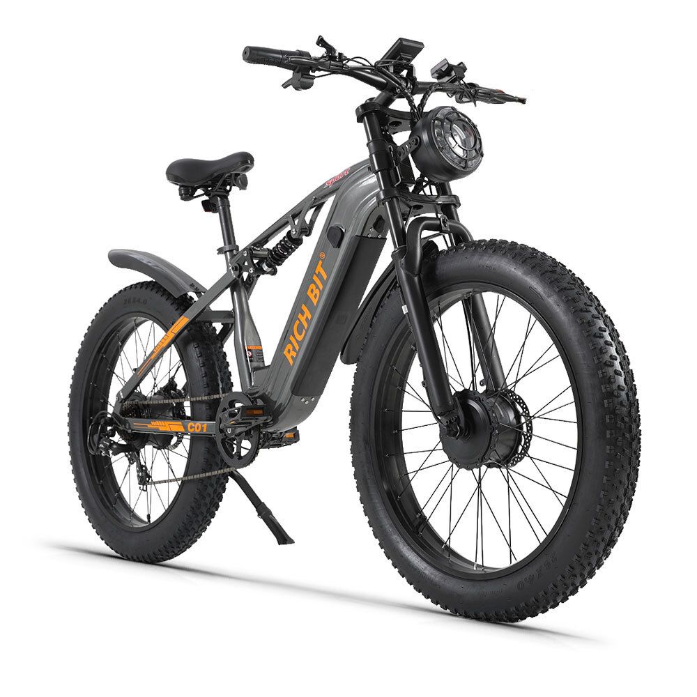 RICH BIT C01 VTT électrique, batterie 48 V 20 Ah, suspension intégrale