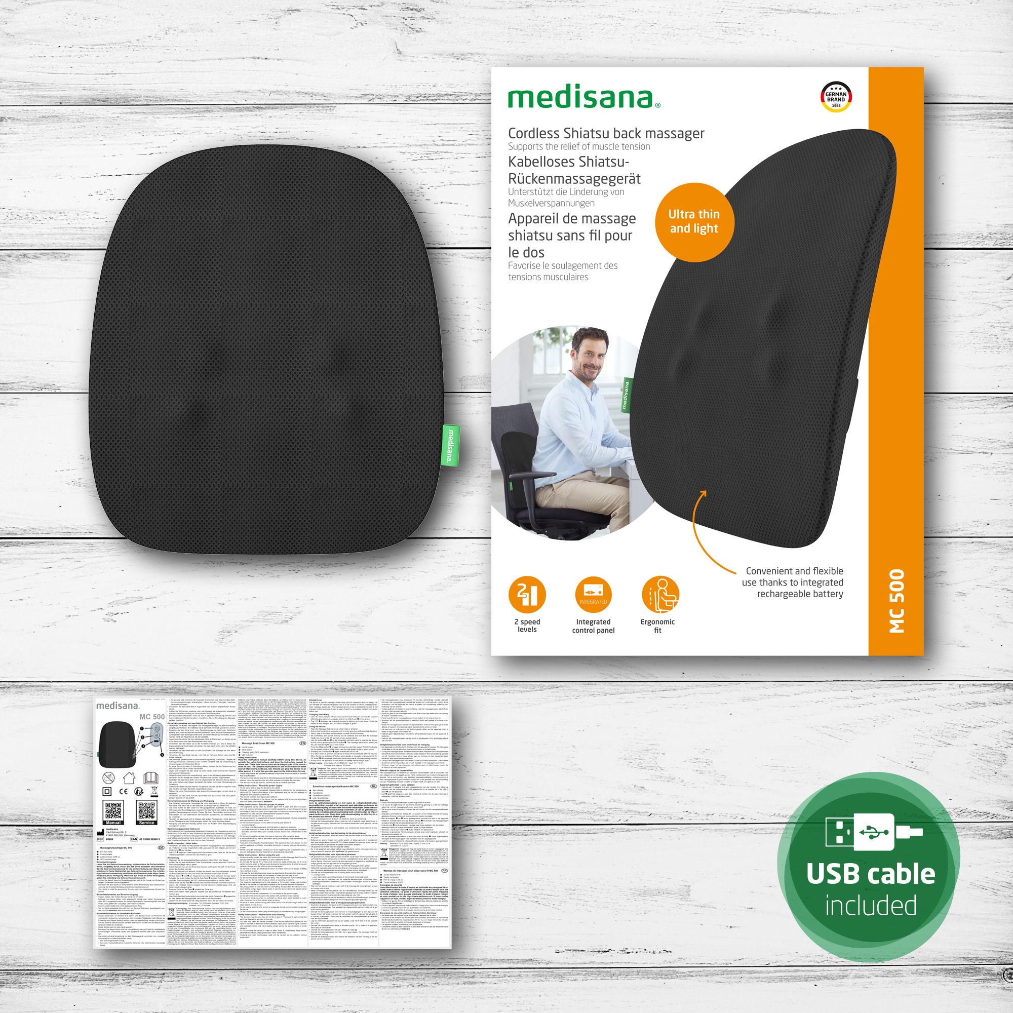 medisana MC 500 massagestoelhoes