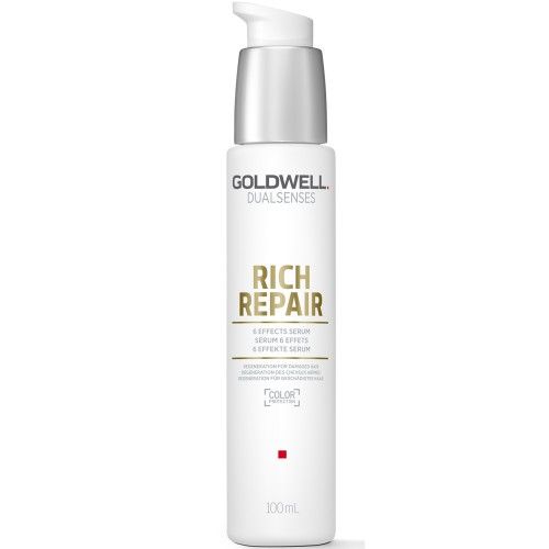 Bouteille de sérum Goldwell Dualsenses Rich Repair avec pompe, 100ml.