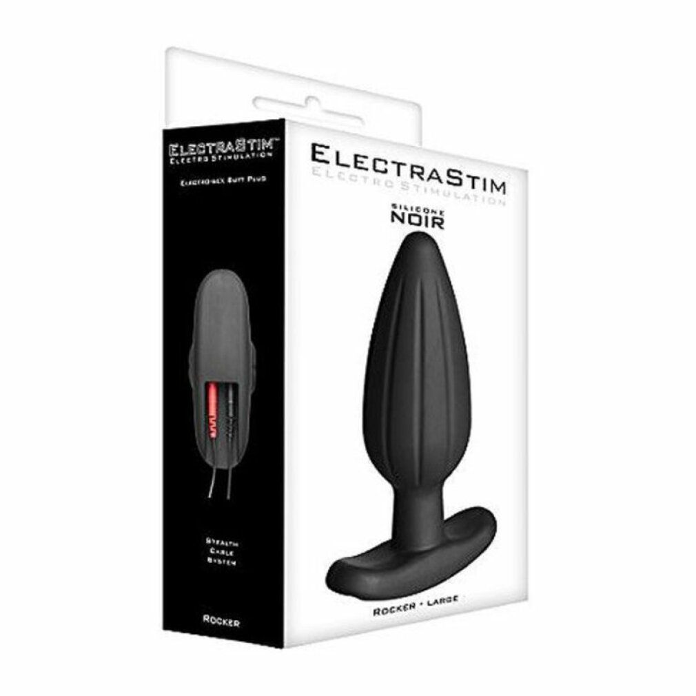 ElectraStim Rocker Silicone Noir Butt Plug - Large