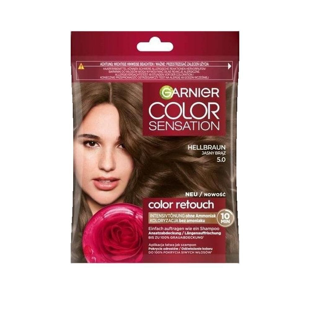 Garnier Color Sensation Shampooing Colorant Sans Ammoniaque Teinte Marron Clair