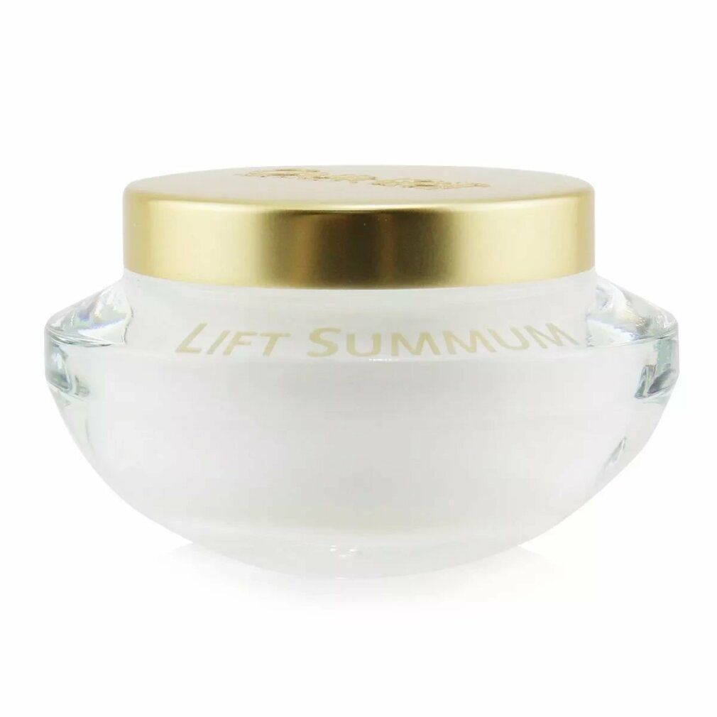 Pot de crème avec couvercle doré. Inscription "LIFT SUMMUM". Marque GUINOT.