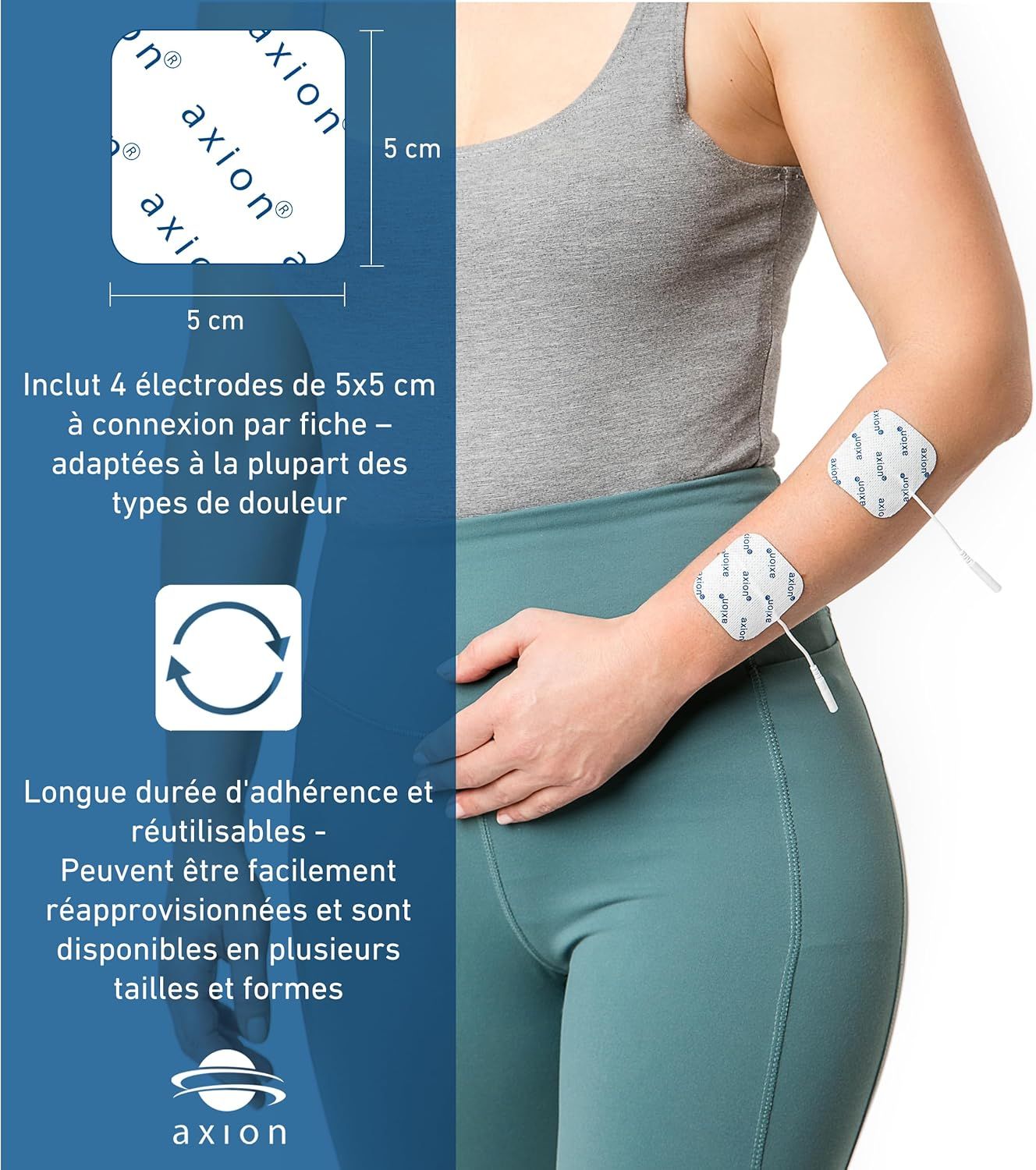 axion® STIM-PRO ECO appareil TENS pour la thérapie contre la douleur