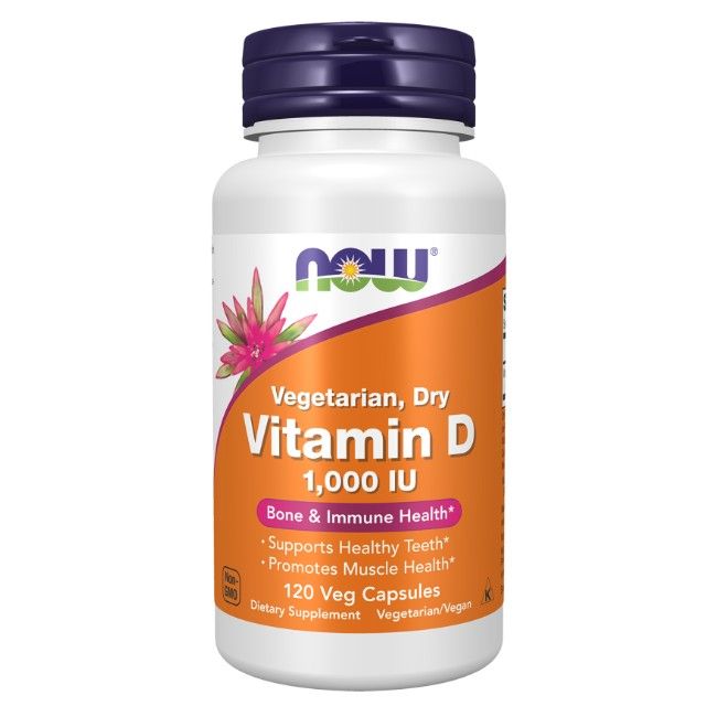 Now Foods Vegetarische, droge vitamine D 1000 UI