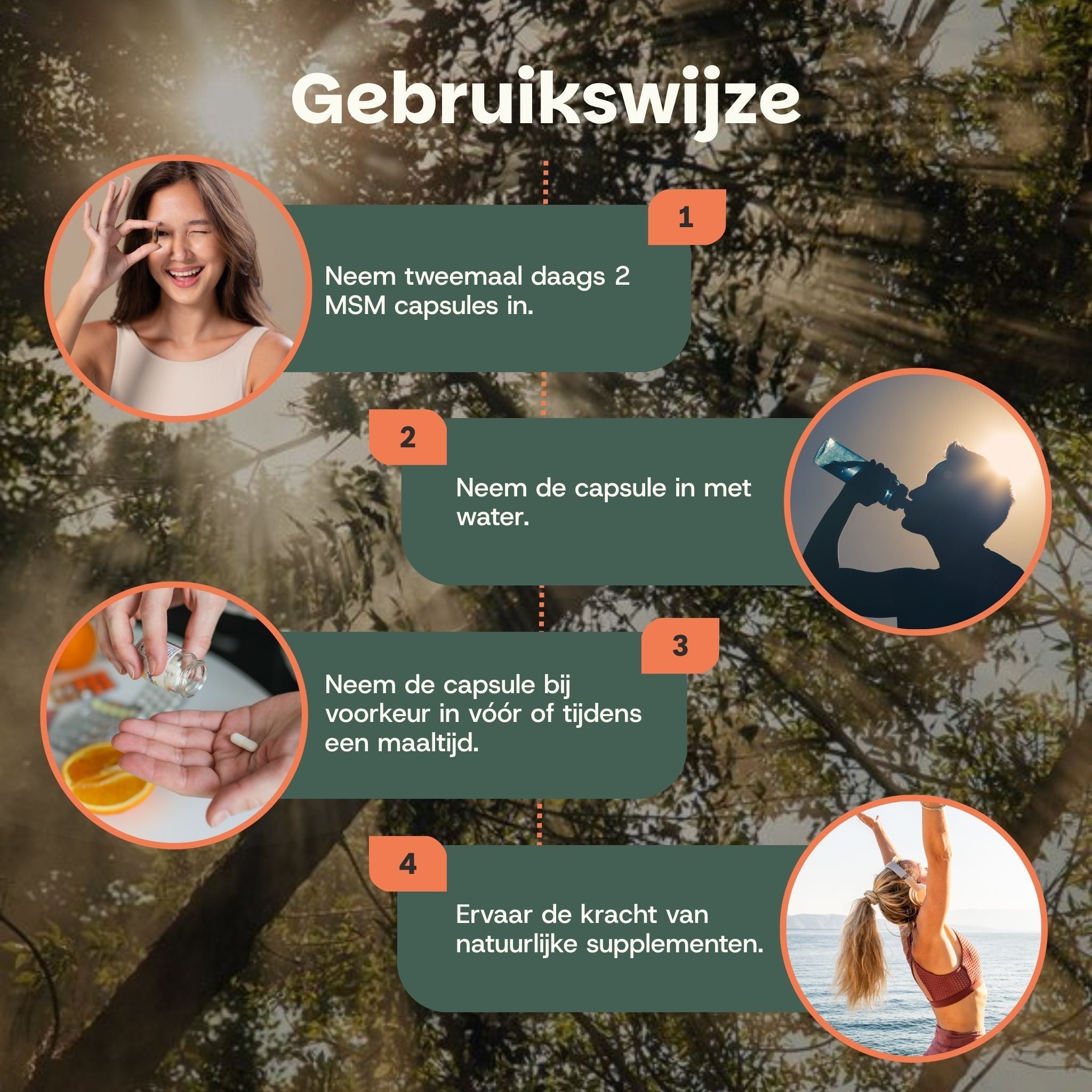 Onze belofte: Clean Label producten. 500 mg MSM, puur, vegan, zonder toevoegingen.