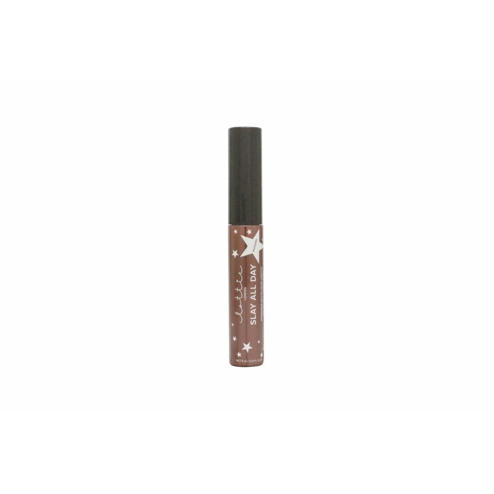 Lottie London Slay All Day Metallic Liquid Lipstick  - Shook