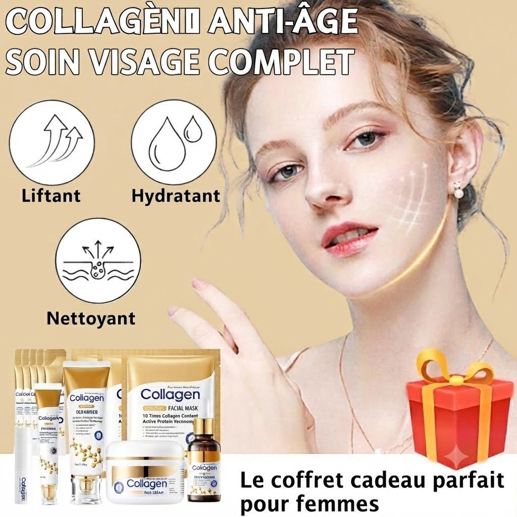 SUMMISHI Coffret de soins au collagène Anti-Âge
