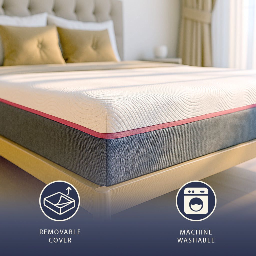 The White Stone Matras 80x190 met Breeze Memory Foam en Pocketvering | Hoogte 30 cm