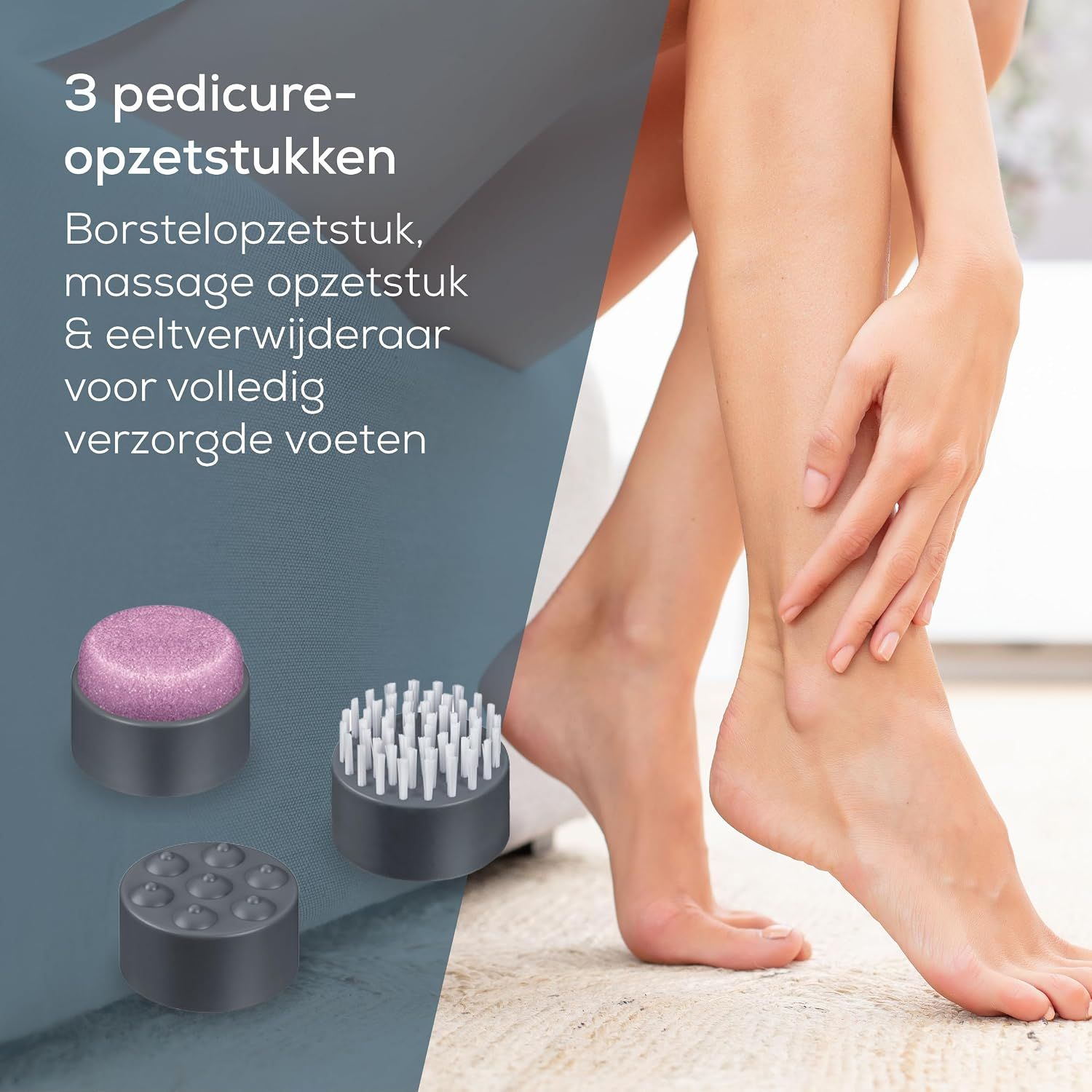 Beurer voetbad FB 60 met rollen en noppen voor voetmassage.