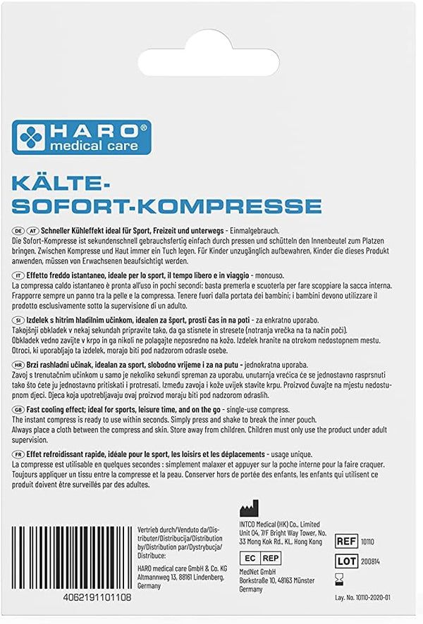 Haro Compresse froide instantanée