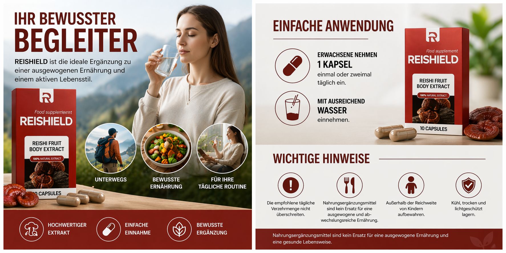 Reishield voedingssupplement