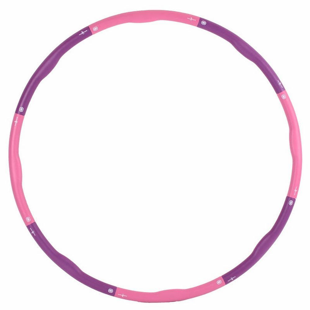 Hoopomania Light Hoop Roze/Violet schuimrubberen hoelahoep, 1,2 kg, Ø 100 cm
