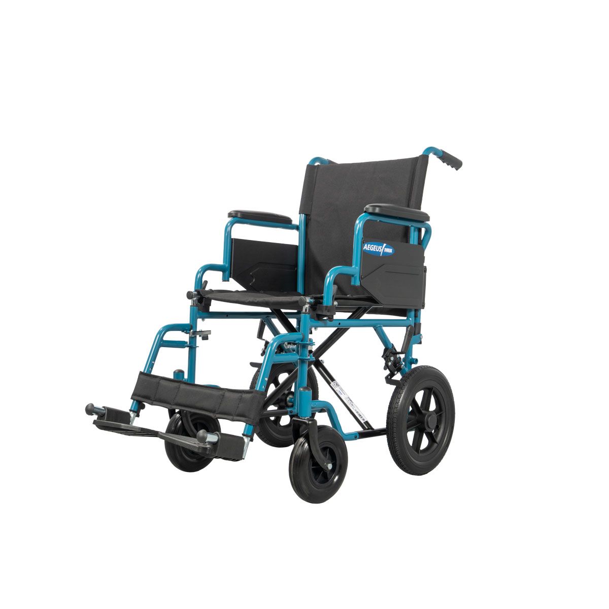 Ausilium Opvouwbare Transportrolstoel Zitbreedte voor Ouderen en Mindervaliden