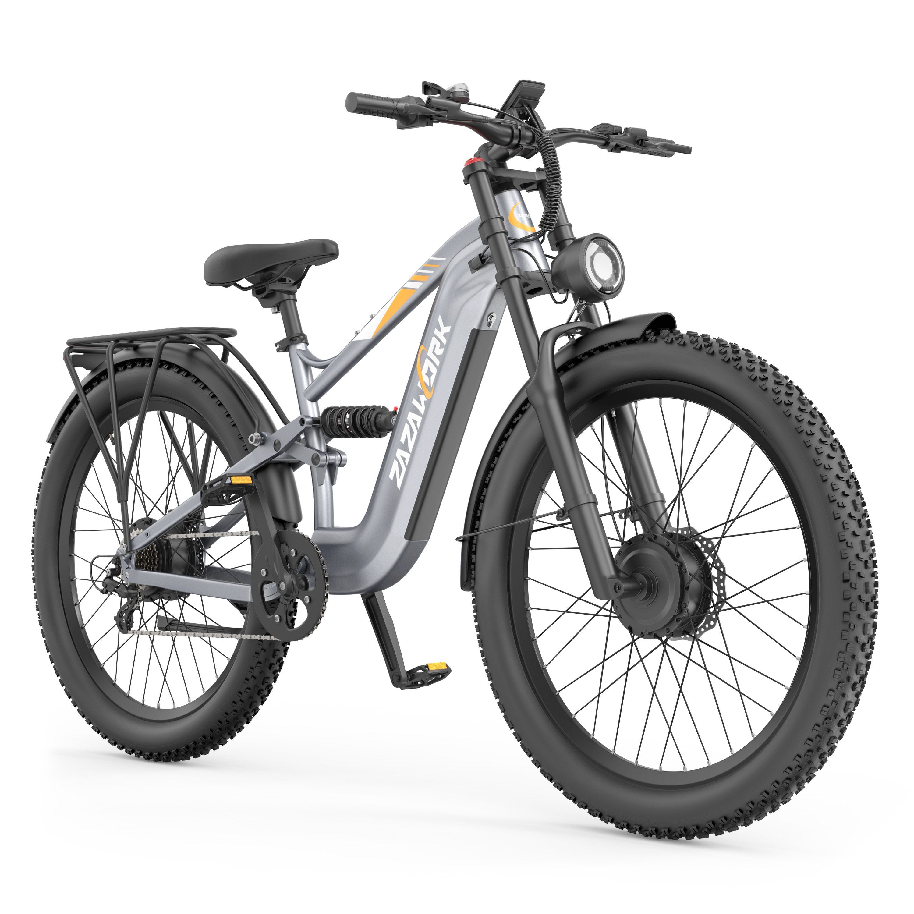 ZAZAWORK CF500 PRO Vélo électrique tout-terrain, batterie 48 V 20 Ah