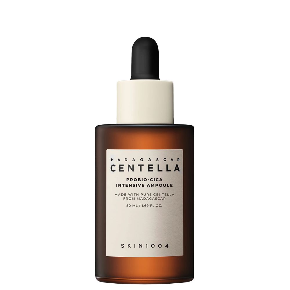 Ampoule SKIN1004 Madagascar Centella Probio-Cica avec compte-gouttes.