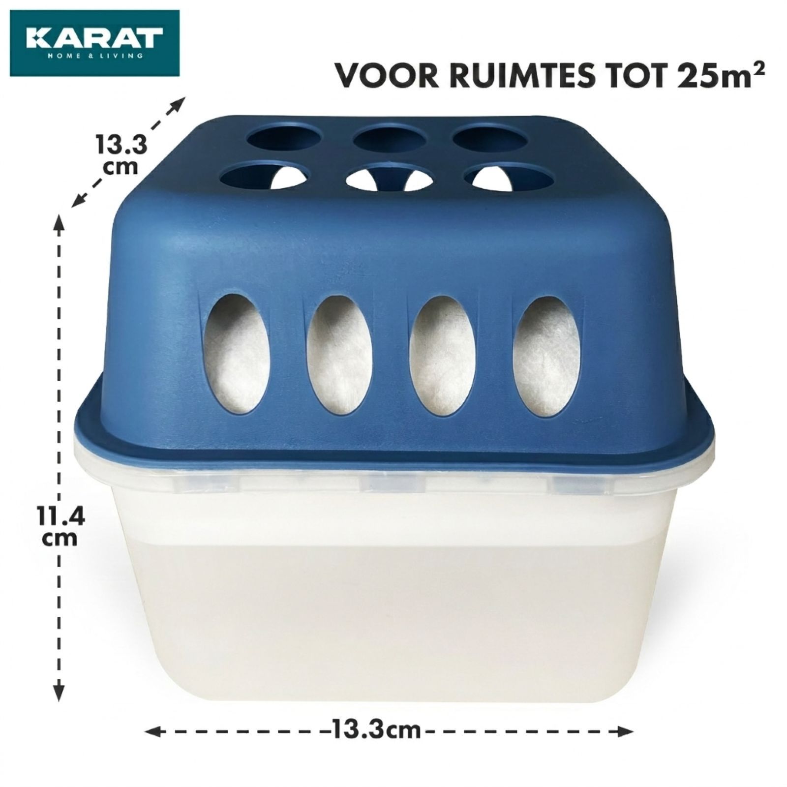 KARAT Luchtonvochtiger Hava - Granulaat Ruimte-Ontvochtiger Blauw