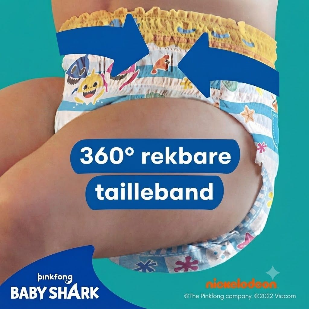 Pampers Splashers: zwellen niet op in water.