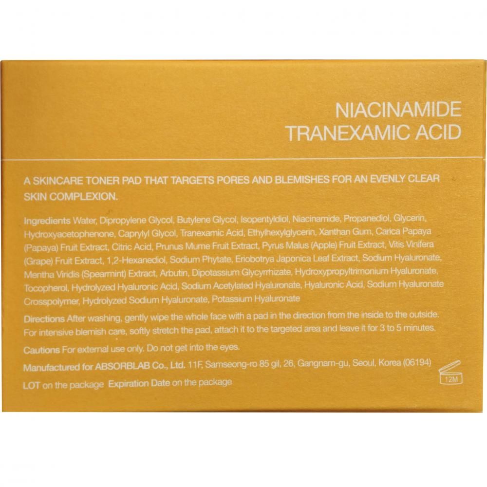 CELIMAX Pore + Dark Spot Brightening Pad – disques tonifiants pour pores et taches