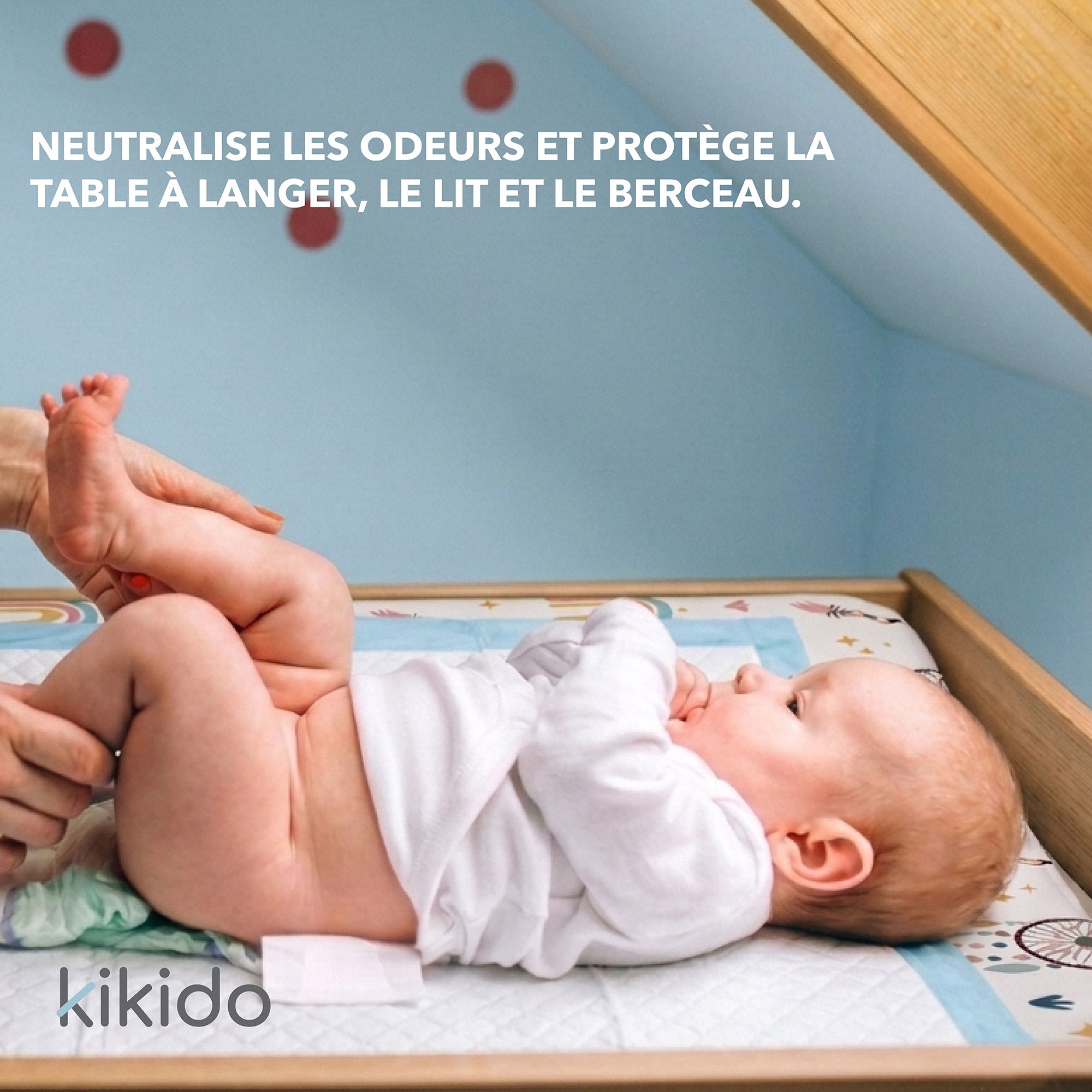 Kikido Alèses Jetables pour Bébé 40x60